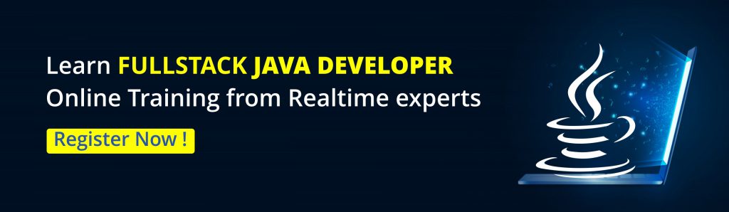 Fullstack Java Developer Online Training